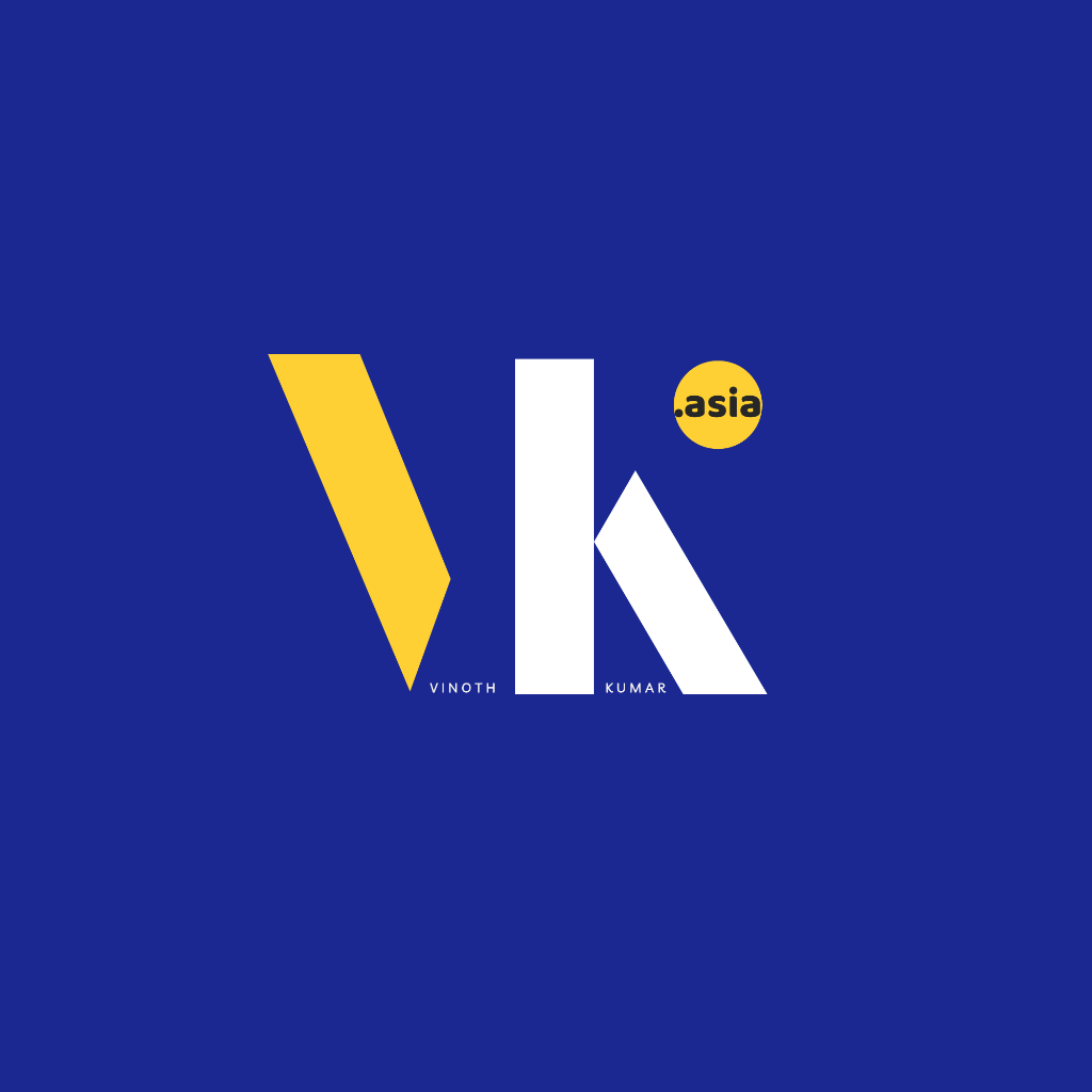 Rtn. Er. R. Vinothkumar - VK Vinoth.asia Logo